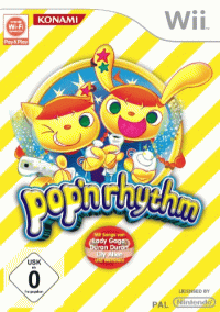 Pop'n Rhythm PAL Wii PAL box art